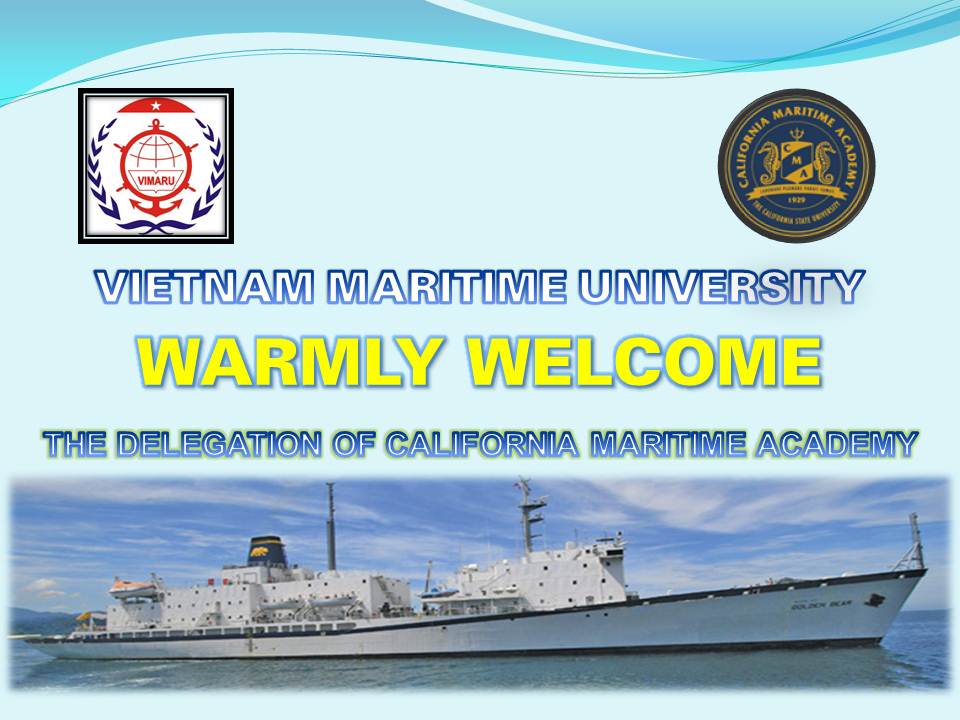 Lịch trình của Đoàn Giảng viên và sinh viên Học Viện Hàng hải California, Hoa Kì tại Hải Phòng  (13/05-16/05/2014)